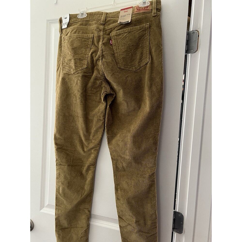 Levi's Khaki Corduroy Women's Skinny Pants
